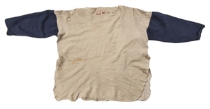 1946-48 Ted Williams Boston Red Sox Game Worn and Signed Undershirt (MEARS)
